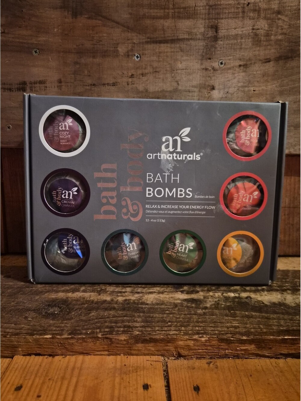 Art Naturals Bath & Body Bath Bombs Box Gift Set (12)
